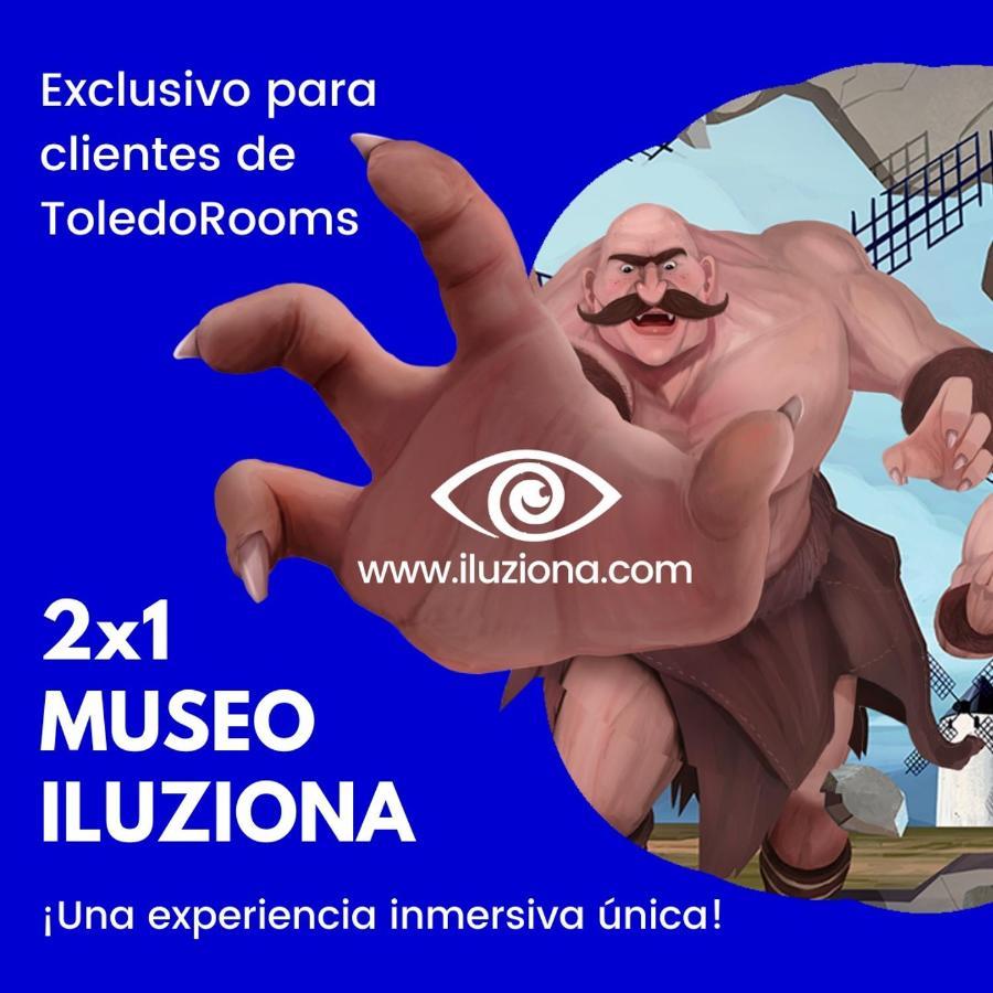 Toledorooms Estrella Con Azotea En El Casco Luaran gambar
